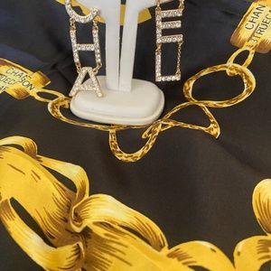 Designer gold earrings